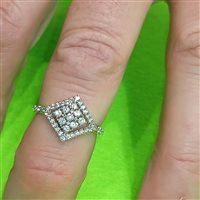 Anello Vidali Gioielli Donna in Oro bianco ANOR-7-34 - ANOR-7-34